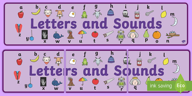 Letters and Sounds Banner (teacher made) - Twinkl