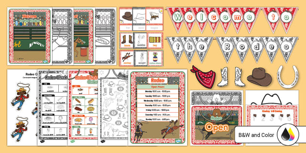 Rodeo Dramatic Play Activity Pack (teacher Made) - Twinkl