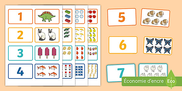Puzzles pour apprendre à compter (teacher made) - Twinkl