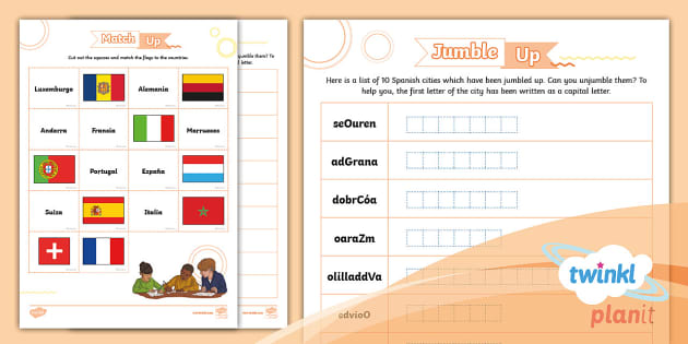 👉 PlanIt Year 6 Spanish Homework: Discovering Spain