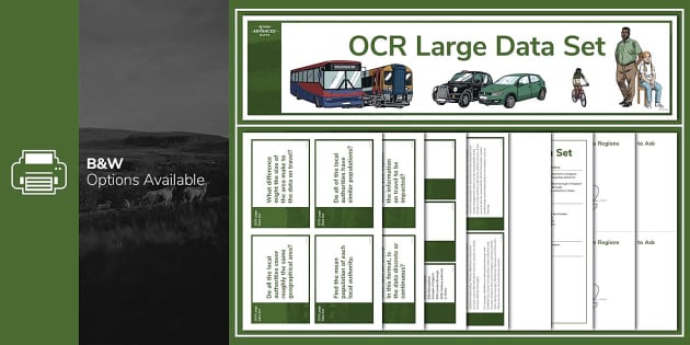 👉 OCR Large Data Set Display Pack | AS Maths | Beyond