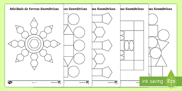 Atividades Escolares: Atividades com formas geométricas em inglês  Confira:  Atividades com formas geometricas, Atividades com formas,  Atividades com o alfabeto