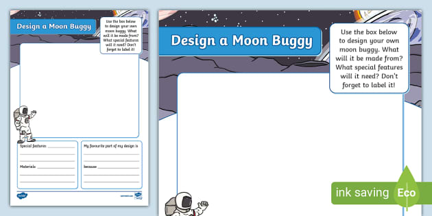 Design a Moon Buggy Activity (teacher made) - Twinkl