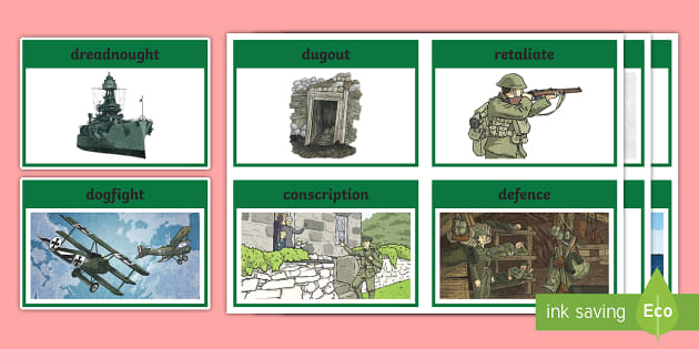 First World War Flashcards - Twinkl