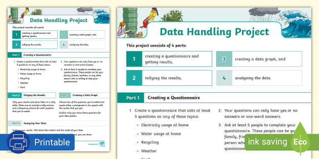 Grade 6 Maths Project Term 3 Data Handling - Twinkl ZA