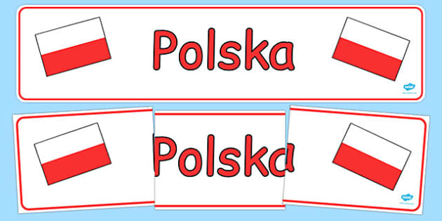 Banner na gazetkę Polska po polsku (teacher made) - Twinkl