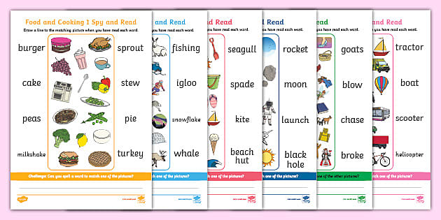 Phase 5 Phonics I Spy and Read Bumper Activity Pack - Twinkl