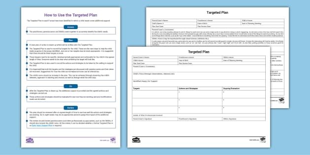 EYFS Targeted Plan | Twinkl (teacher Made) - Twinkl