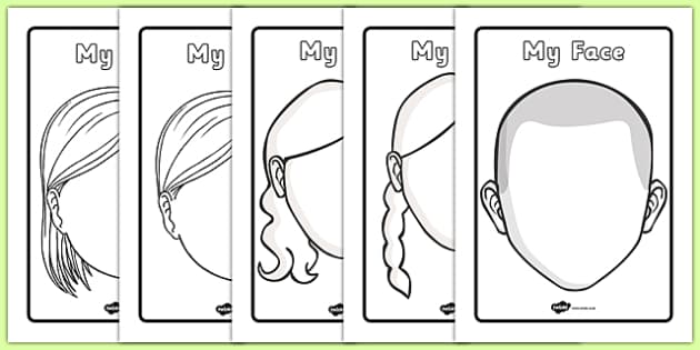 blank face diagram