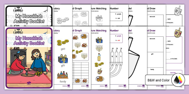 Hanukkah Worksheets And Activity Booklet | Twinkl USA