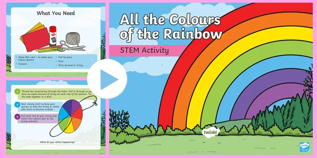 Create a Rainbow PowerPoint (teacher made) - Twinkl