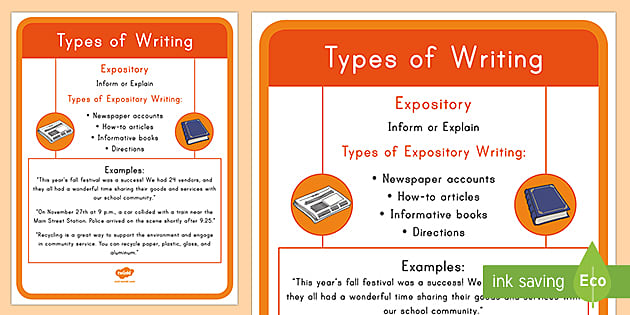 characteristics of expository writing
