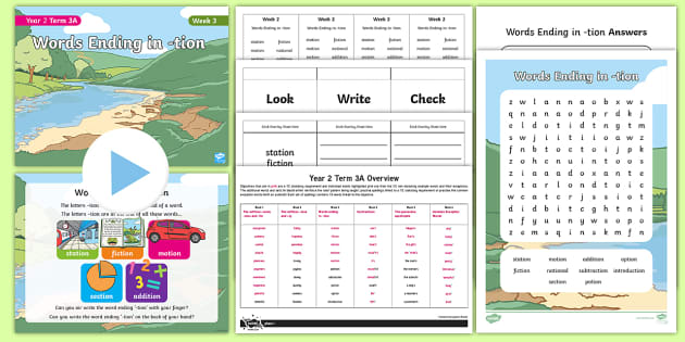 Year 2 Term 3A Week 3 Spelling Pack (teacher made) - Twinkl