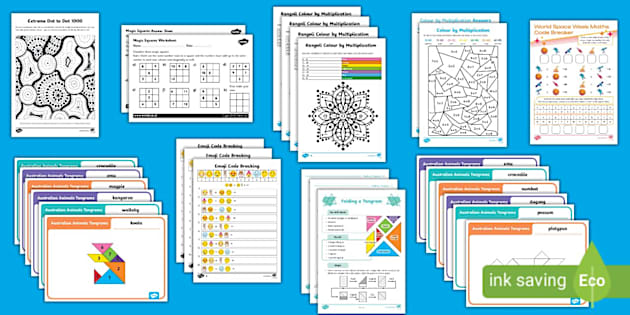 Maths Fast Finishers Pack 3/4 - Primary Education Resources