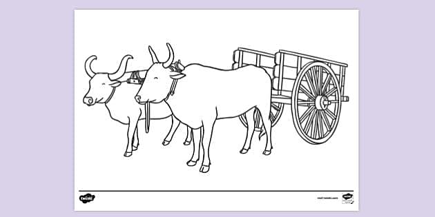 wagon coloring pages