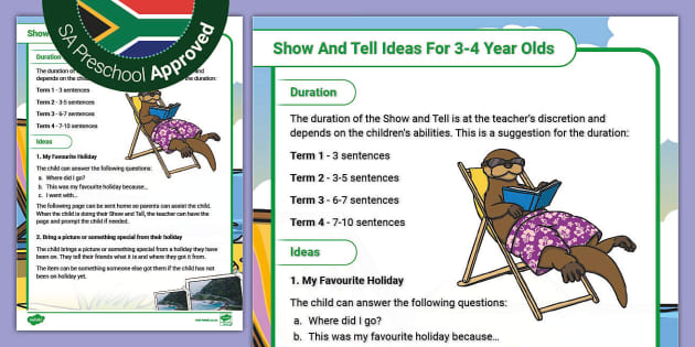 Going on Holiday: Show and Tell Ideas (Ages 3-4) - Twinkl