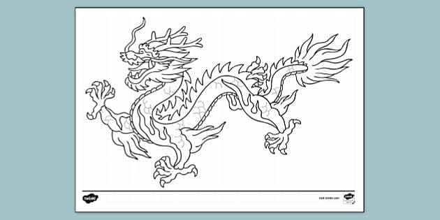 Free Dragon Colouring Sheets For Adults Colouring Sheets