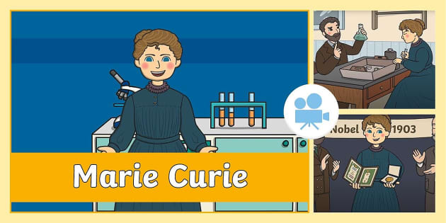 KS1 Marie Curie Biography Animation (teacher made) - Twinkl