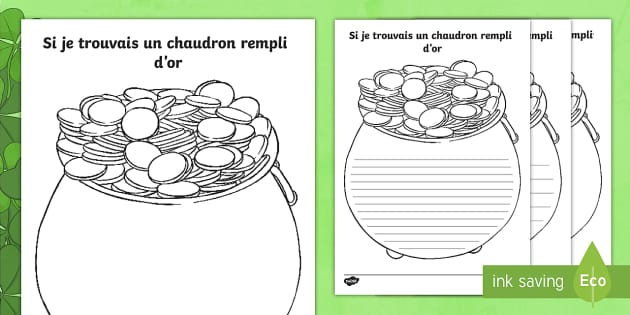 Support Pour La Production D Ecrits Si Je Trouvais Un Chaudron Rempli D Or Support Pour La Production D Ecrits Si Je Trouvais Un Chaudron Rempli D Or