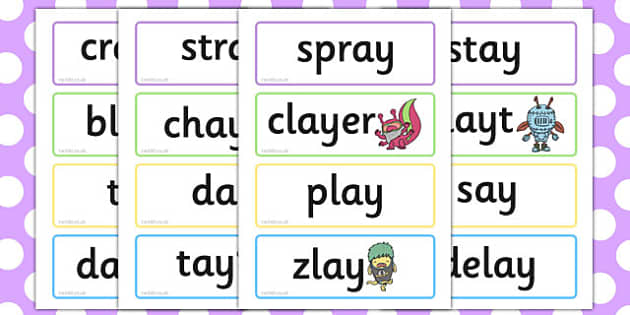 real-and-alien-words-with-ay-phonics-sounds-twinkl