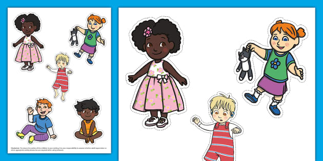 Toddler Clip Art Cut-Outs (teacher made) - Twinkl