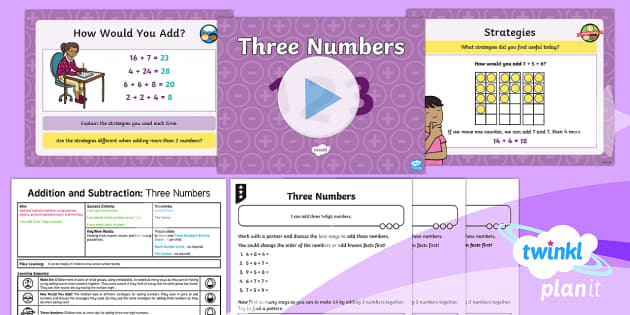 Y2 Addition And Subtraction Strategies 8 Lesson Pack