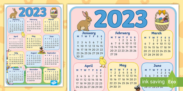 Calendar 2023 Easter Get Calendar 2023 Update