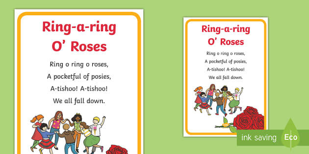 Immoraliteit Lucht klep Ring-a-ring O' Roses Song Sheet (Teacher-Made) - Twinkl
