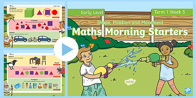 Maths Morning Starters Early Level: Term 1 Week 5 PowerPoint