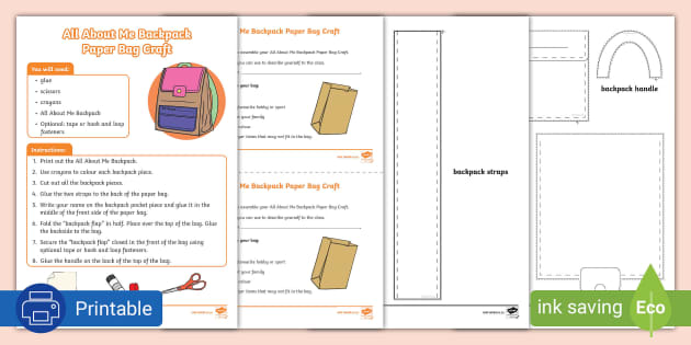 FREE All About Me Bag Item Ideas I Resource I Twinkl ZA