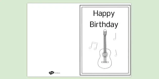 2 Personalised Acoustic Guitar Birthday Celebration Banners Decoration Posters