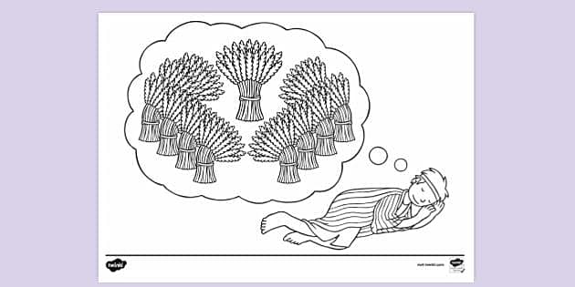 free-joseph-dreaming-about-bowing-wheat-sheaves-colouring-sheet