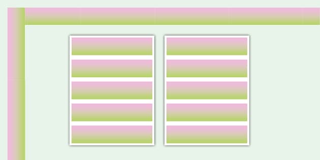 Colorful Spring Theme Bulletin Board Borders | Twinkl USA