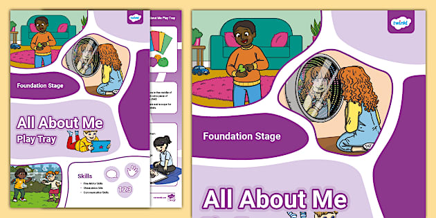Northern Ireland EYFS Foundation Stage Play Tray: All About Me