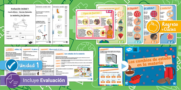 Paquete De Recursos Unidad 1 Ciencias Naturales 4º Básico