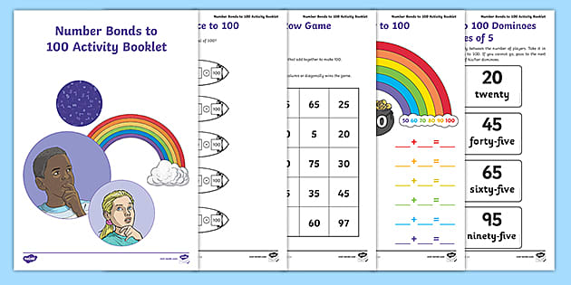 number-bonds-to-100-home-learning-booklet
