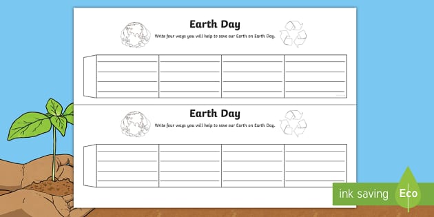 earth day chain text