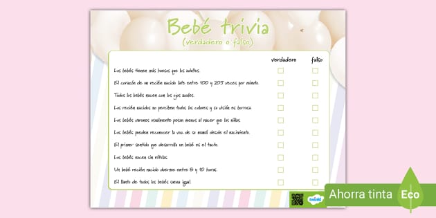 Editable Baby Trivia Quiz Game Printable Baby Shower Game -  Portugal