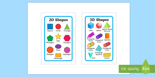 Download 2d And 3d Shapes Ikea Tolsby Frame Teacher Made