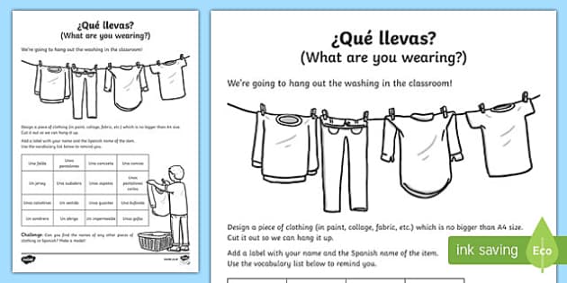 What are you wearing? worksheet  Vocabulary worksheets, Writing