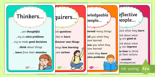 Learner Profile Posters
