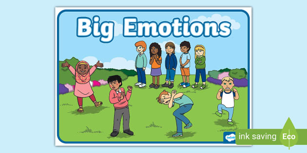 Big Emotions Display Poster Professor Feito Twinkl