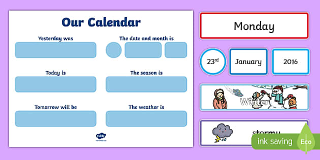 Day Date Month Weather And Season Calendar Day Date Month Weather