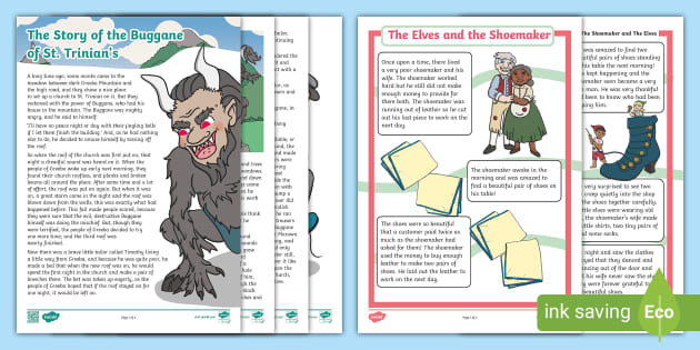 Comparing Manx Folk and Fairytales to Traditional Fairytales