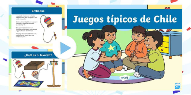 Telemacos Chorrito Secretar PowerPoint: Juegos típicos de Fiestas Patrias - Twinkl
