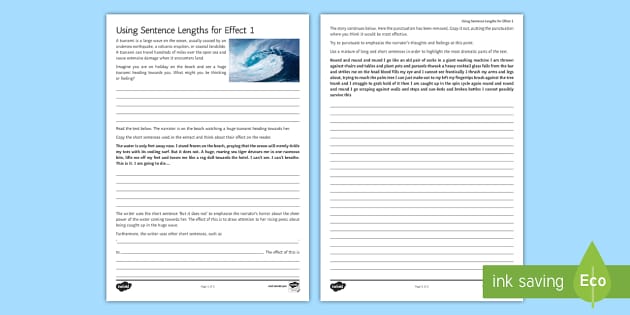 using-sentence-lengths-for-effect-1-worksheet-worksheet