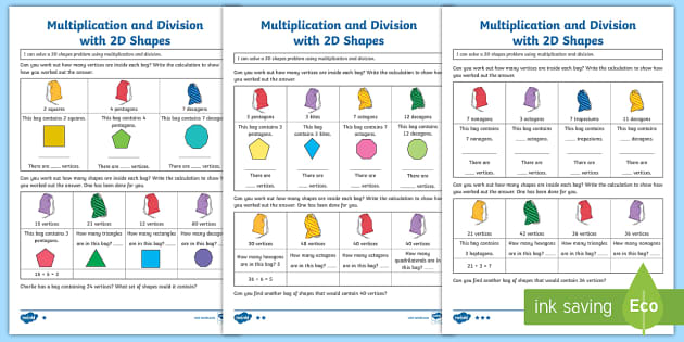 2d shape problem solving ks2