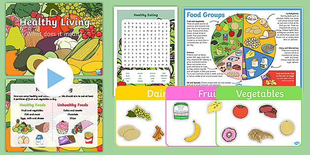 Healthy Eating Activity Sheets Resource Pack | Twinkl