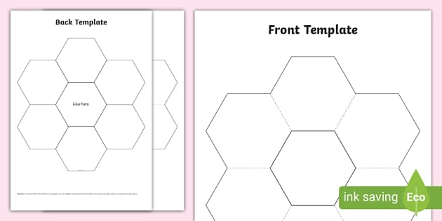 Editable Hexagon Template - Writing Template | Twinkl