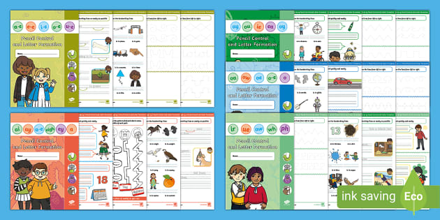Phase 5 Pencil Control and Letter Formation Activity Booklet Bumper Pack